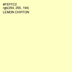 #FEFFC2 - Lemon Chiffon Color Image